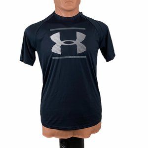 Under Armour Velocity Graphic Black Logo T Shirt M